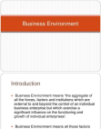 business environment
