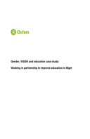 Working in Partnership to Improve Education in Niger