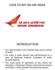 A Case study on AIR INDIA