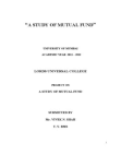 a study of mutual fund