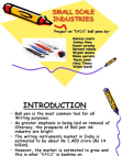 Launching a ball pen