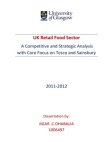 A Competitive and Strategic Analysis with Core Focus on Tesco and Sainsbury