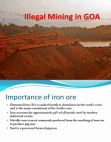 goa illegal mining