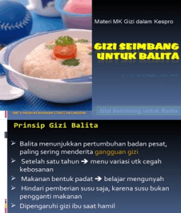 Gizi Seimbang Untuk Balita