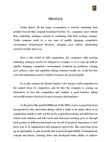 MBA marketing project
