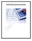 Final Project of Cost Accounting