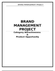 BRAND MANAGEMENT PROJECT