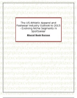 The US Athletic Apparel and Footwear Industry Outlook to 2015 - Evolving Niche Segments in Sportswea