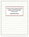 Wireless Sensor Networks Market to 2016 - Energy Harvesting Techniques to Create New Opportunities