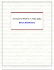 CT Scanner Market in India 2012