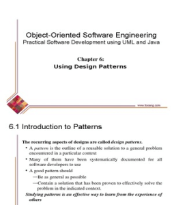 Design Patterns for Software Engineering - EzineArticles